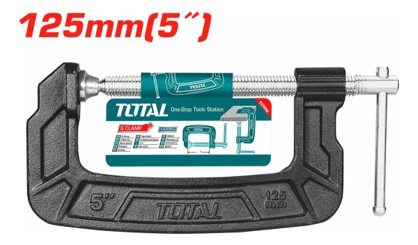 Prensa Tipo G 5 125mm Total Tht13151 - Imagen 2