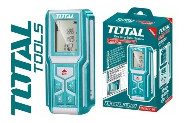 Medidor Láser Total Tmt56016 Turquesa 0.05-60m Precisión 2mm - Imagen 3