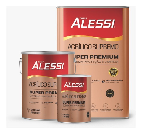 Pintura Látex Acrílico Super Premium Int/ext Alessi 18l - Imagen 2