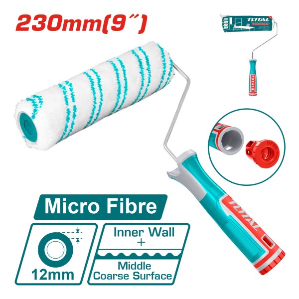 Rodillo De Microfibra 9 Fibra 12mm De Altura Total Tht8592d - Imagen 2
