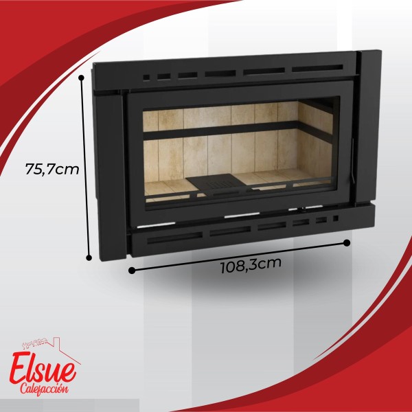 Calefactor A Leña Liv507 Inserto 1180mm Doble Combustión - Imagen 2