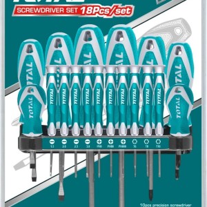 Set De 18 Destornilladores Total Tht250618 Elsue