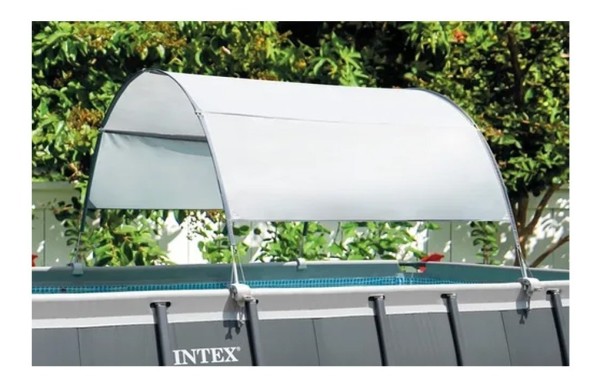 Toldo Sombrilla Para Piscina Con Protección Uv50 Intex 28054 - Imagen 2