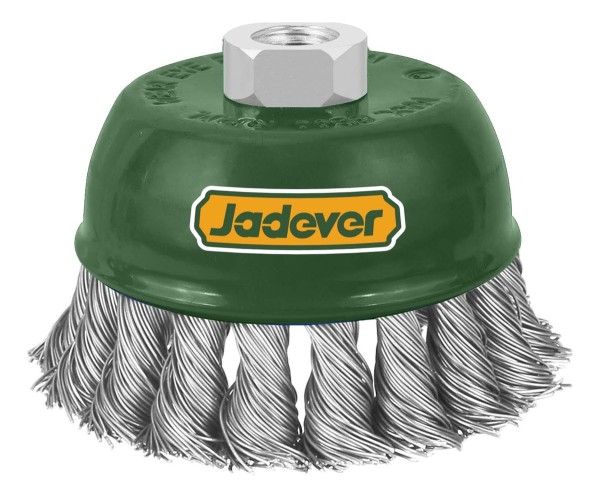 Cepillo Copa Trenzado 100mm Amoladora Jadever Jdce2402