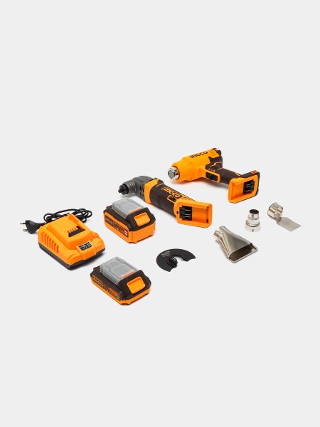 Kit 20v Pistola Calor Multifun Ingco C/bat Y Car En Maetin - Imagen 4