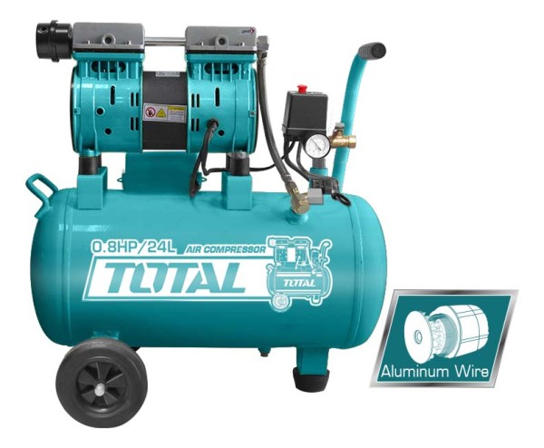 Compresor 24lts Libre Aceite Total | Tcs1075241 - Imagen 2