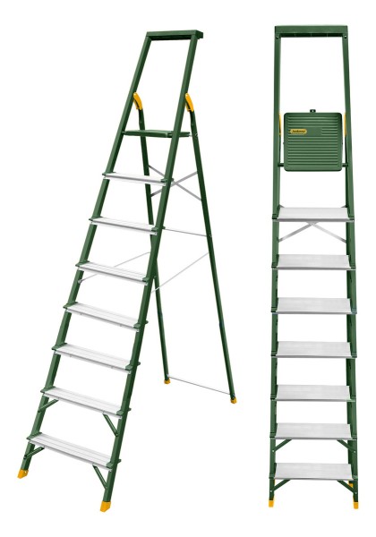Escalera Aluminio 2.40met 8 Esc 150kg Jadever