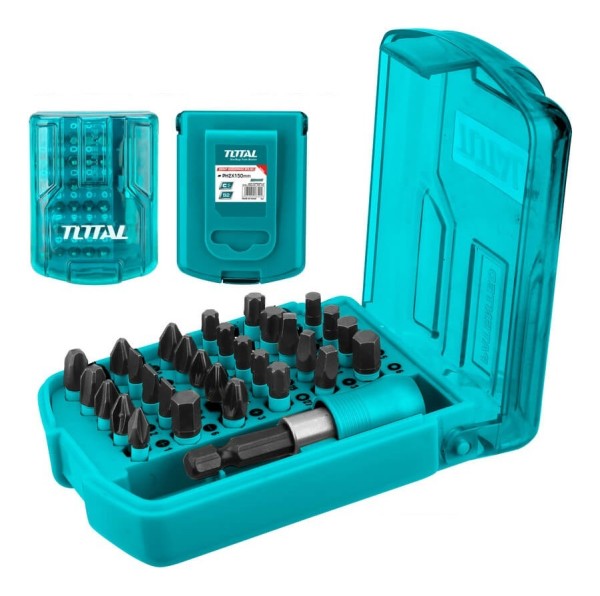 Set De 29 Puntas De Impacto + Acople Rapido Total Tacsd18306
