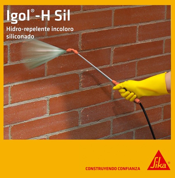 Impermeabilizante Siliconado Ladrillos Igol-h-sil 1 Lt Sika - Imagen 5
