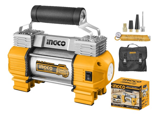 Compresor Auto 12 Volt 18amp Ingco Aac2508 120psi 10bar - Imagen 2