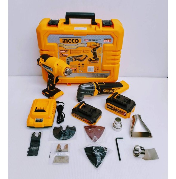Kit 20v Pistola Calor Multifun Ingco C/bat Y Car En Maetin - Imagen 3