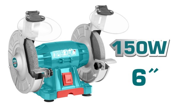Amoladora De Banco 150w 2950rpm Total Tbg15015 Elsue - Imagen 2
