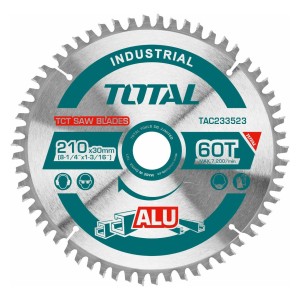 Disco De Corte Para Aluminio 210mm 60 Diente Total Tac233523