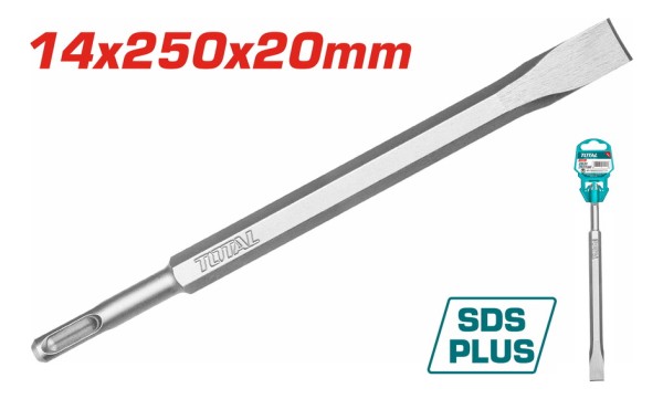 Corta Fierro Sds Plus 14x250mm Total Tac15121411 Elsue - Imagen 3
