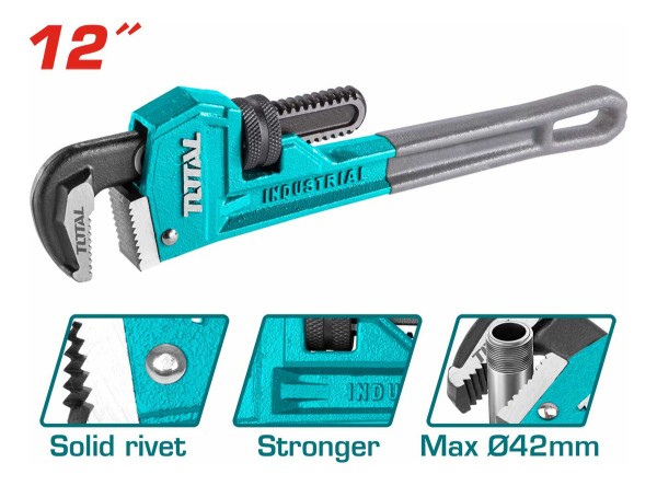 Llave De Caño Tubo Total 12 Pulgadas Tht171206 - Imagen 2