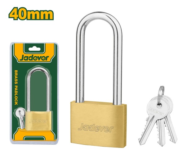 Candado De Bronce 40mm Largo Jadever Jdpd2440 - Imagen 2
