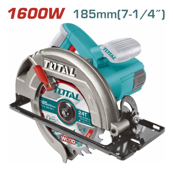 Sierra Circular 1600w 185mm Total Ts1161856 Industrial - Imagen 2
