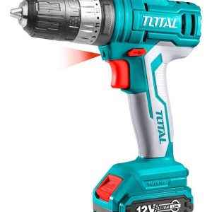Atornillador Percutor Total 12v 2 Baterias + Bols Tidli1222