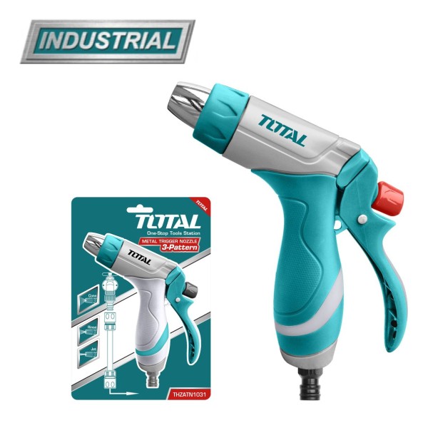 Pistola De Riego Metálica Total Thzatn1031 - Imagen 3