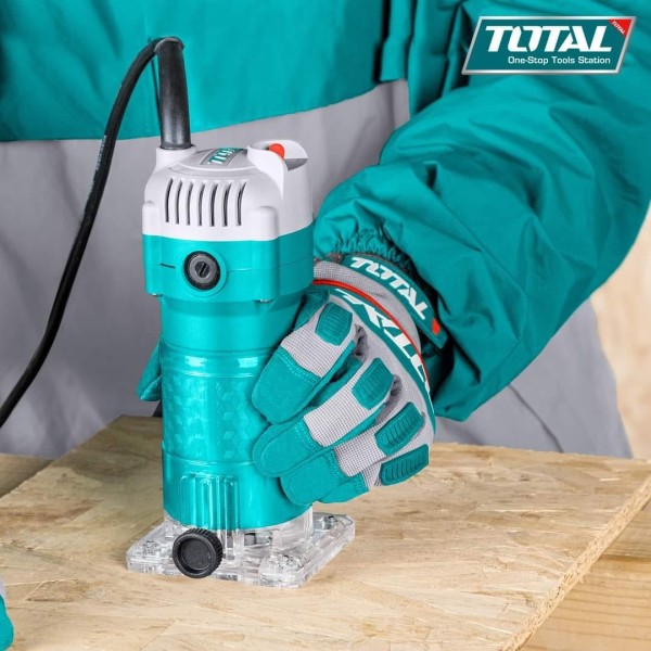Router Total 600w - 6mm, 1/4 - Fresadora De Mano - Trompo - Imagen 4