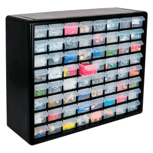 Caja Herramientas 64 Cajones Organizadores De Mesa Plastico