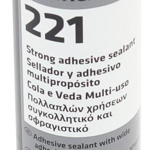 Sellador Adhesivo Multiuso Sika Sikaflex-221 300ml Color Negro