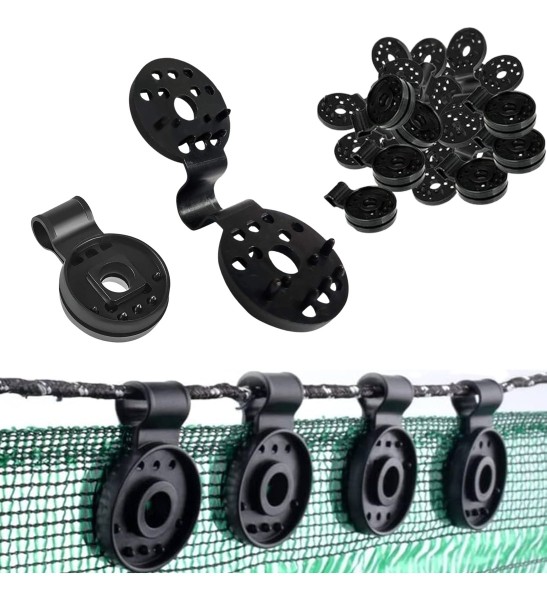 Broches Para Malla Tela Sombra / Origen Nacional / X10 Uni.