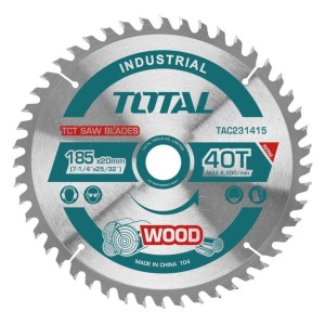 Disco Sierra Circular 7 1/4´´ 40 D 185mm Total Tac231415