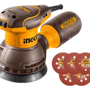 Lijadora Rotorbital Velocidad Variable 320w 125mm Ingco