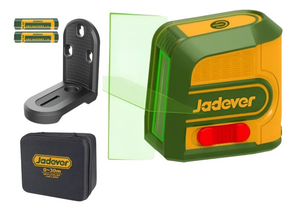 Nivel Laser Cubo Verde Autonivelante 30m Jadever 2 Líneas