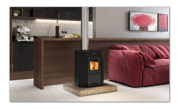Calefactor Ecológico 75mt2 Doble Combustión Esquinero 790gf - Imagen 4