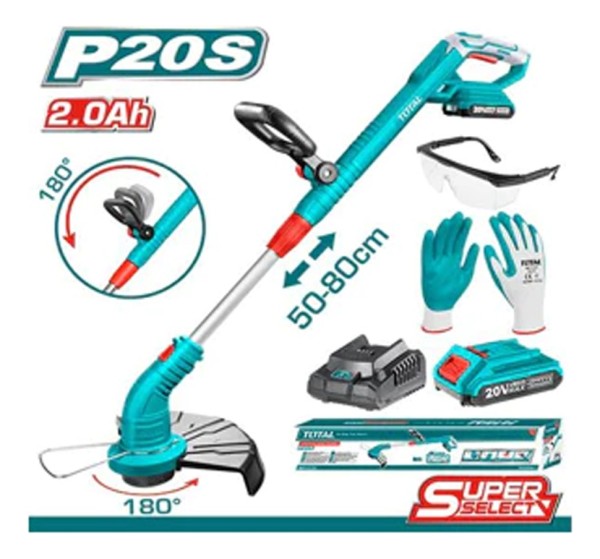 Bordeadora A Batería Litio 20v Total +bateria+cargador - Imagen 2