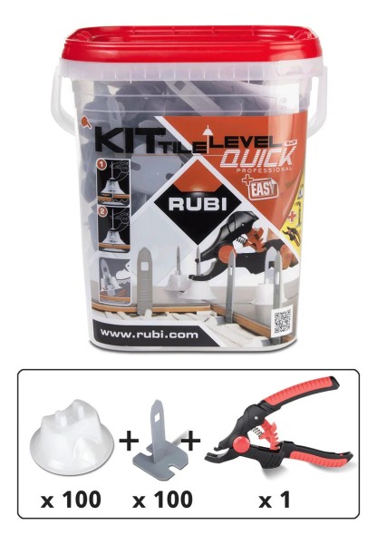 Kit Nivelacion Ceramica Porcelanato Rubi Rubi Tile Level - Imagen 2