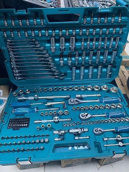 Set De Herramientas Total 216 Piezas Llave Criquet Y Dados - Imagen 3