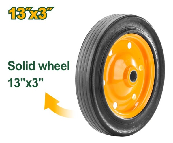 Carretilla Rueda Maciza Jadever 120kg Jdwb3f02 - Imagen 3