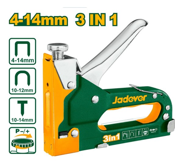 Clavadora Engrampadora Manual 3 En 1 Jadever Jdgu2614 - Imagen 3