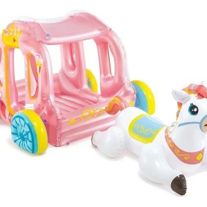 Carruaje De Princesa Inflable Para Montar Intex 56514