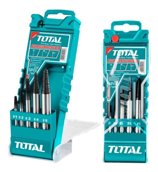 Set De 5 Extractores De Tornillos Total Tacse0056