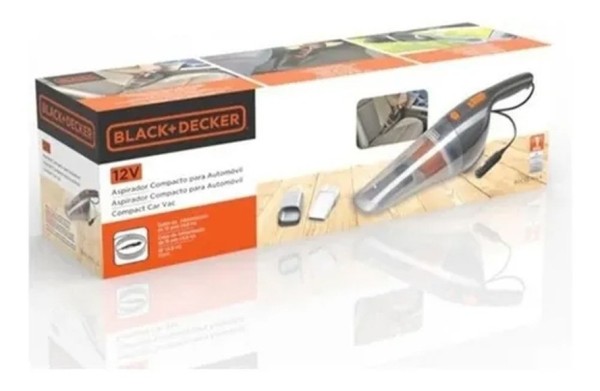 Aspiradora Para Auto Black & Decker Av1250 12v 370ml Elsue - Imagen 2
