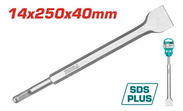 Cincel Sds Plus Corta Hierro 14x250x40mm Total Tac15121412 - Imagen 2