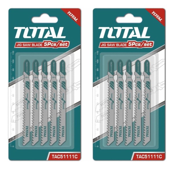 Set De 10 Hojas Para Caladora Madera Total En T