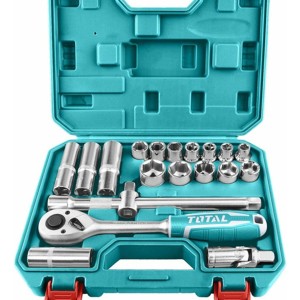 Kit De Herramientas Total Tht121201 Maletín Dados 20 Piezas