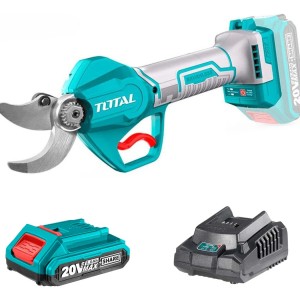 Tijera De Poda 20v 0-30 Mm Con Bateria 2ah Y Cargador Total