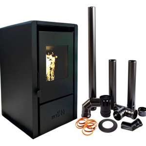Calefactor A Leña Warm Sr-k6 7000 Kcal/h 75 M2