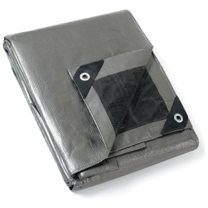 Lona Reforzada Con Protección Uv Gris 6x5 Metros Jadever