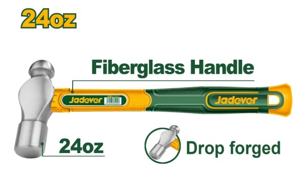 Martillo Bola 24 Oz Jadever Jdhm5324 - Imagen 3