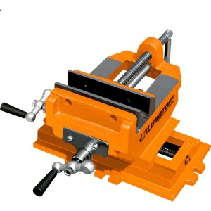 Morsa Cruz Doble Eje Para Taladro 55mm Agujereador Lusqtoff