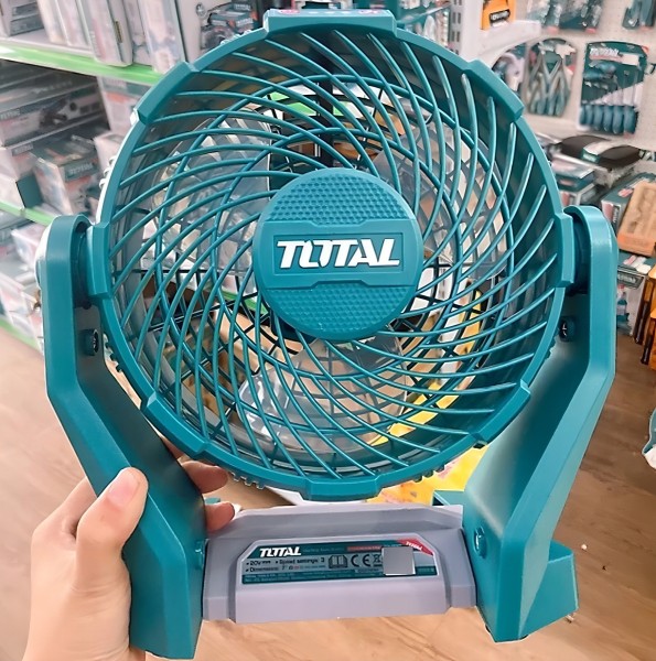 Ventilador Inalámbrico Total 20v, Liviano Portátil 3 Niveles - Imagen 4