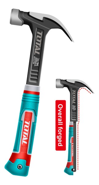 Martillo Uña 560g Industrial Antishock Total Thch61020l - Imagen 3