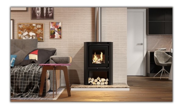 Calefactor Ecológico Leña Doble Combustión 690gf + Kit Caño - Imagen 4